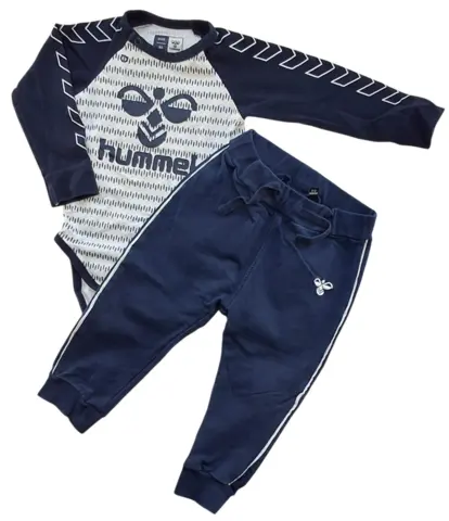 Hummel mørkeblåt sæt str. 80