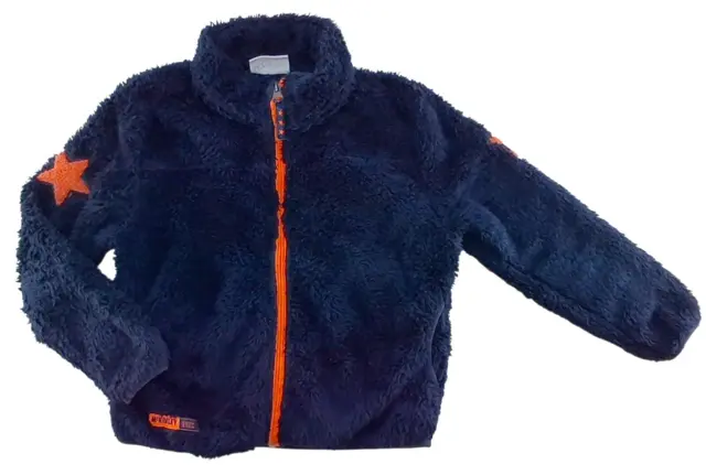 Mc Kinley mørkeblå blød teddytrøje str. 128