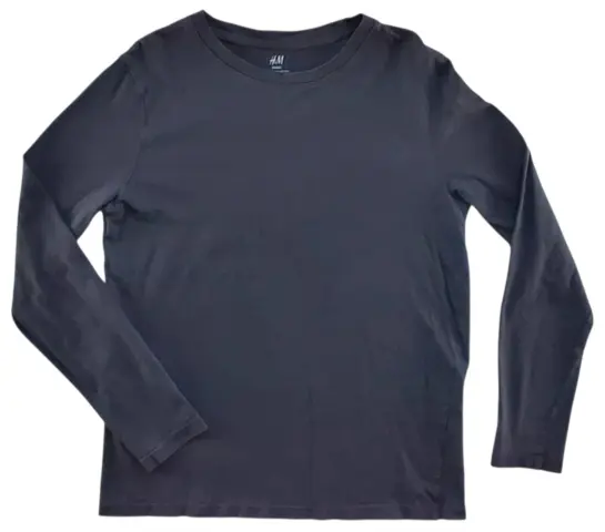 H&M mørkegrå langærmet T-shirt str. 146-152