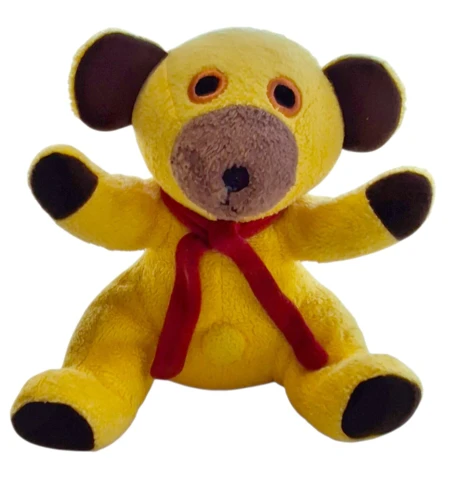 DR Krea gul siddende Bamse str. 15 cm