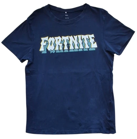 Guppy mørkeblå kortærmet T-shirt str. 158-164