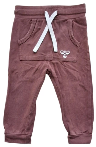 Hummel brune lange joggingbukser str. 68