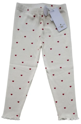 Nye The New råhvide rib leggings str. 86