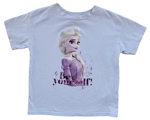 H&M lyslilla kortærmet T-shirt str. 110