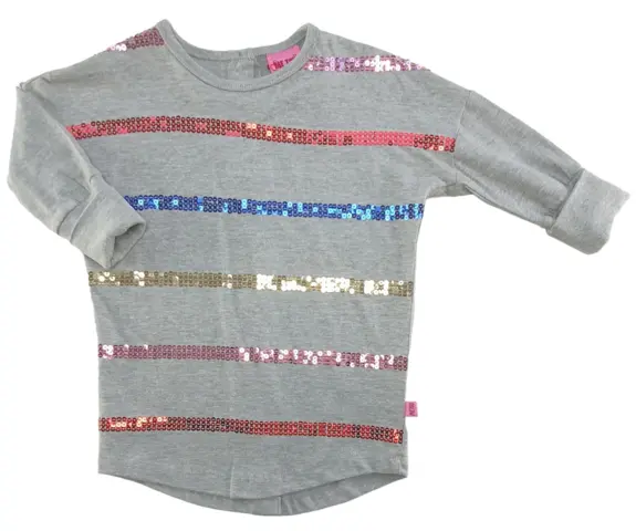 Ny Me too gråmeleret bluse
