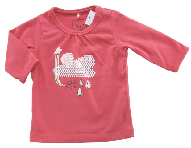 Name it laksefarvet T-shirt str. 50