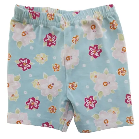 H&M søde lyseblå blomstrede shorts str. 62