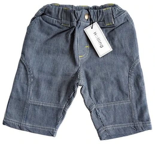 Nye Halling smarte blå/hvid stribede shorts