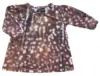 Molo brun mønsteret bluse str. 68