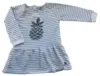 Minymo råhvid stribet sweat-kjole str. 86