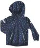 H&M mørkeblå softshell med hjerter str. 116