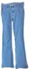 H&M lyseblå low waist jeans str. 158