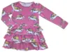 Lindex pink langærmet kjole str. 98-104