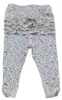 Nye Fixoni beige småblomstrede leggings str. 74