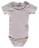 Ny Minymo hvid kortærmet rib body str. 74