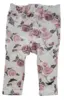H&M beige blomstrede bukser str. 68