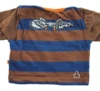 Ugly Duck brunstribet T-shirt str. 62, ryg.