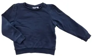 Name it langærmet mørkeblå sweatshirt str. 104