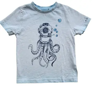 Minymo lyseblå kortærmet T-shirt str. 98