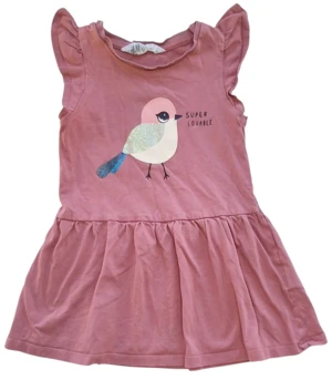 H&M ærmeløs mørk rosa sommerkjole str. 92